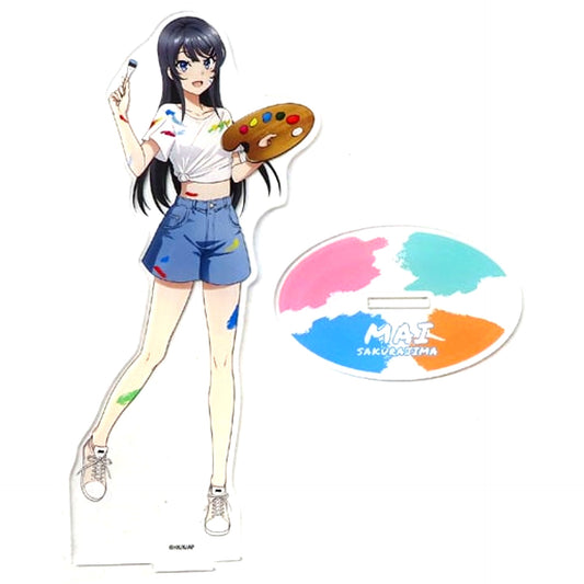 Mai Sakurajima Painter Ver. Rascal Does Not Dream of a Sister Venturing Out C102 Goods Huge Acrylic Stand [USED]