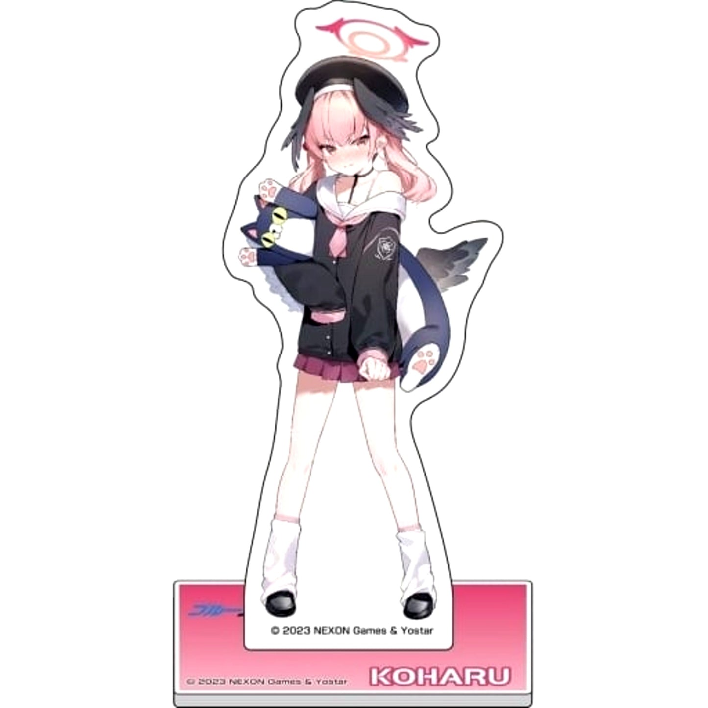 Koharu Shimoe Illustration BIG Acrylic Stand Blue Archive POP UP SHOP in Marui [USED]
