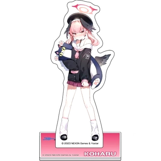 Koharu Shimoe Illustration BIG Acrylic Stand Blue Archive POP UP SHOP in Marui [USED]