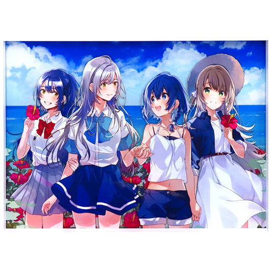 Group Nagi-Asu: A Lull in the Sea x IRODUKU: The World in Colors x The aquatope on white sand Fly x U35 Illustration High-Quality Acrylic Art Collabo Exhibition Meguri ni Umi no Iro wo [USED]
