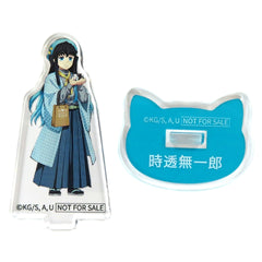 Demon Slayer: Kimetsu no Yaiba Muichirou Tokitou Mini Acrylic Stand In Namja Town Rest Area Tour Exclusive Mini Game: Mechanical Doll Yorichi Type Zero Combat Training! - Muichiro Tokito / Mitsuri’s Full Belly Happiness Roulette Prize A-3 Acrylic Stands [