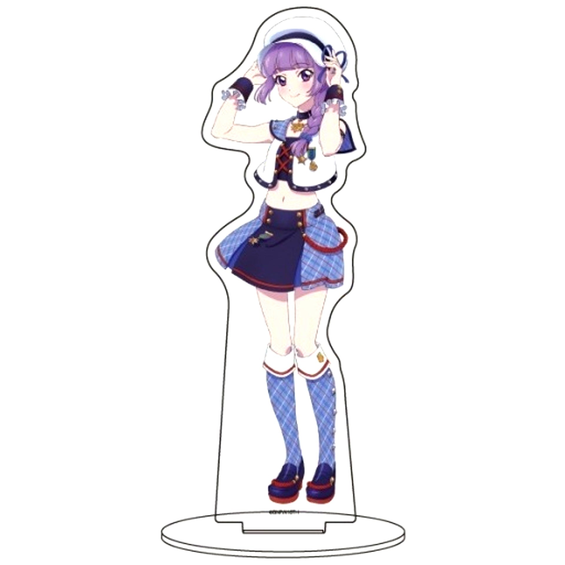 05. Sumire Hikami Illustration Character Acrylic Figure Aikatsu! [USED]