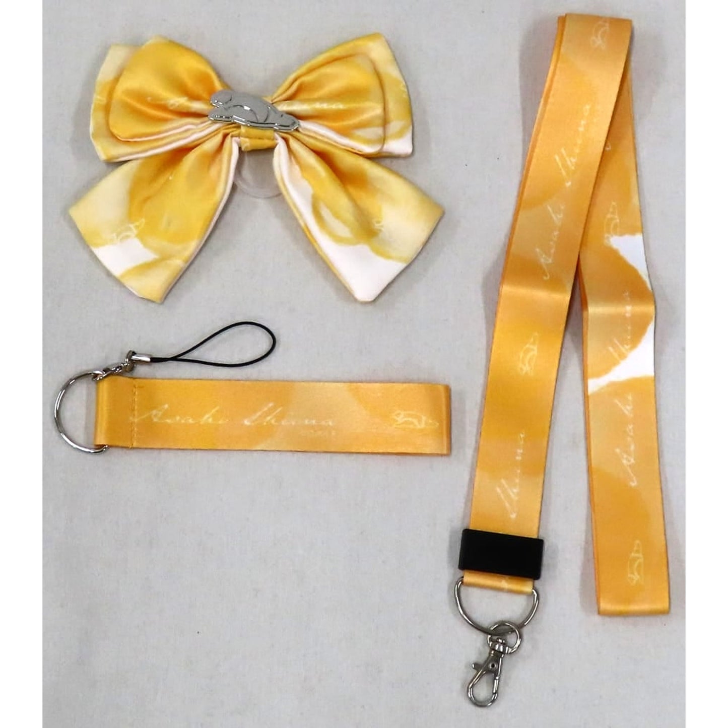 Free! Asahi Shiina Ribbon & Strap for Penlight 10th Anniversary Memories of Summer Exclusive [USED]