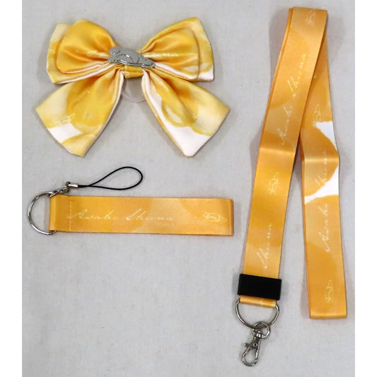 Free! Asahi Shiina Ribbon & Strap for Penlight 10th Anniversary Memories of Summer Exclusive [USED]