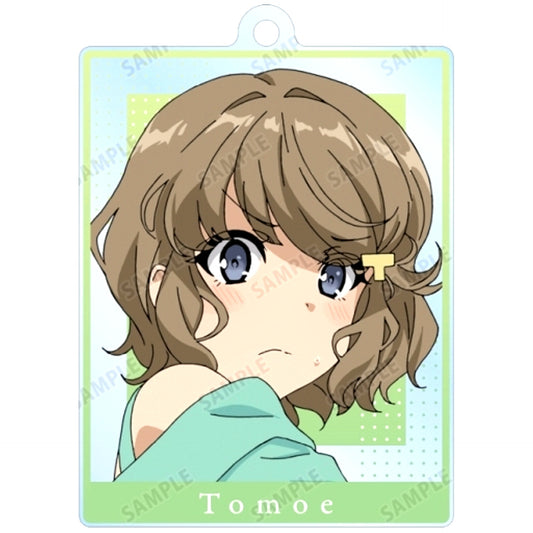 Tomoe Koga B Rascal Does Not Dream of a Sister Venturing Out Trading Acrylic Keychain [USED]