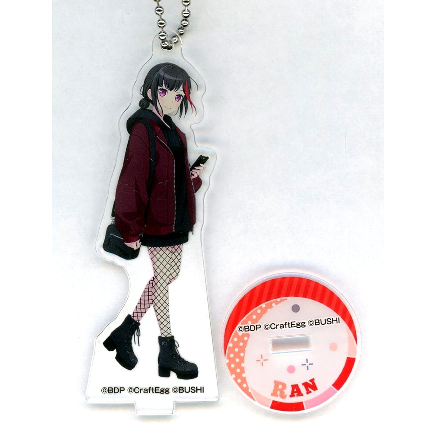 Ran Mitake BanG Dream! Girls Band Party! in Fuji-Q Highland 2023 Acrylic Stand Keychain [USED]