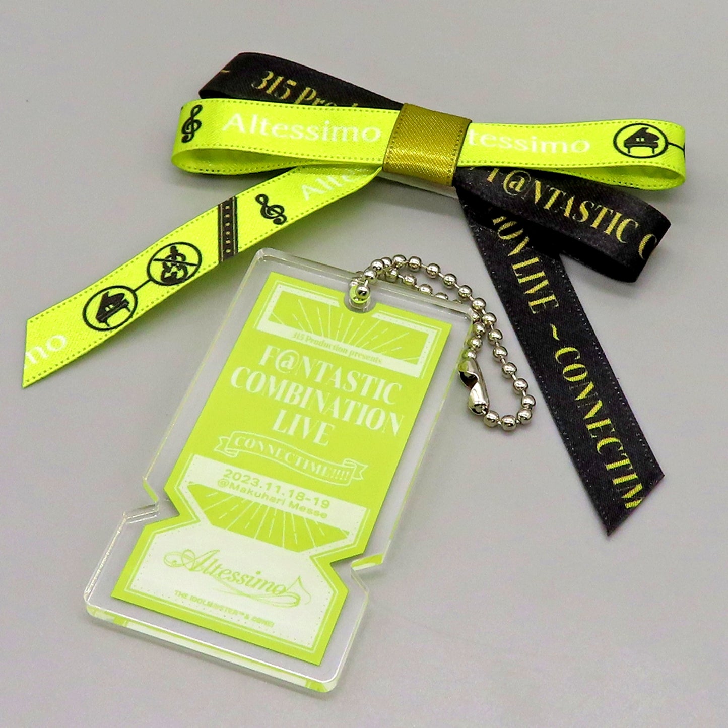 315Pro Altessimo Official Concert Light Ribbon The Idolm@ster SideM 315 Production presents FANTASTIC COMBINATION LIVE CONNECTIME!!!! [USED]