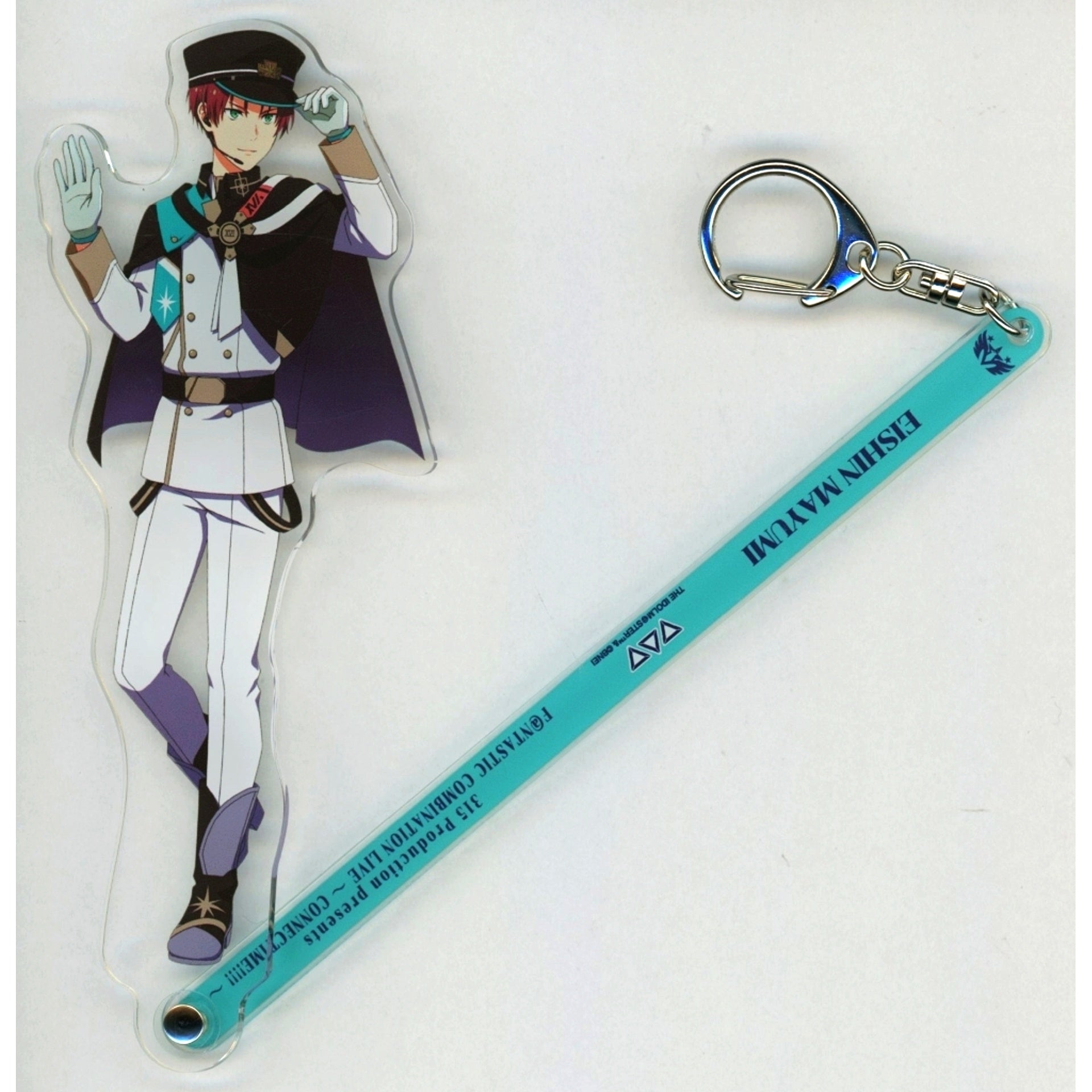Eishin Mayumi The Idolmaster SideM 315 Production presents Fantastic Combination Live Connectime Official Stick Keychain [USED]