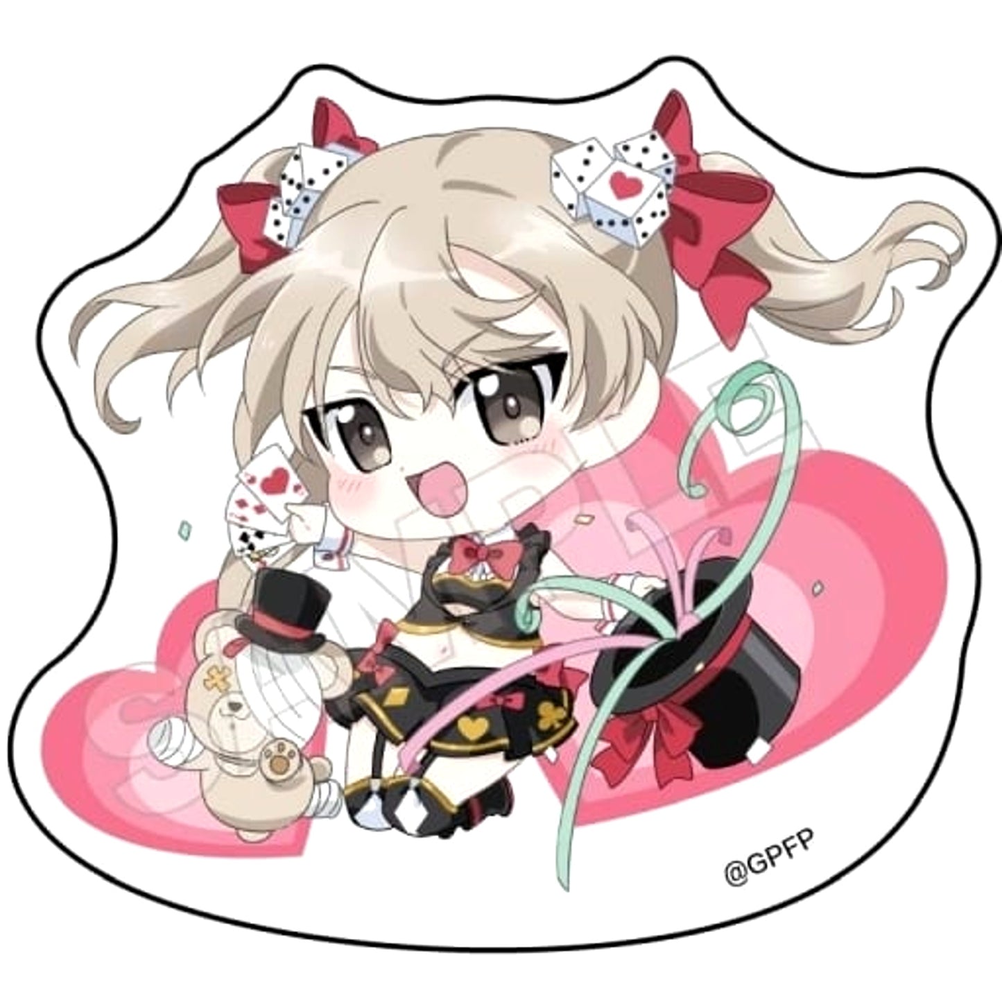 Arisu Shimada Girls und Panzer das Finale Mochikko Casino Acrylic Mascot [USED]