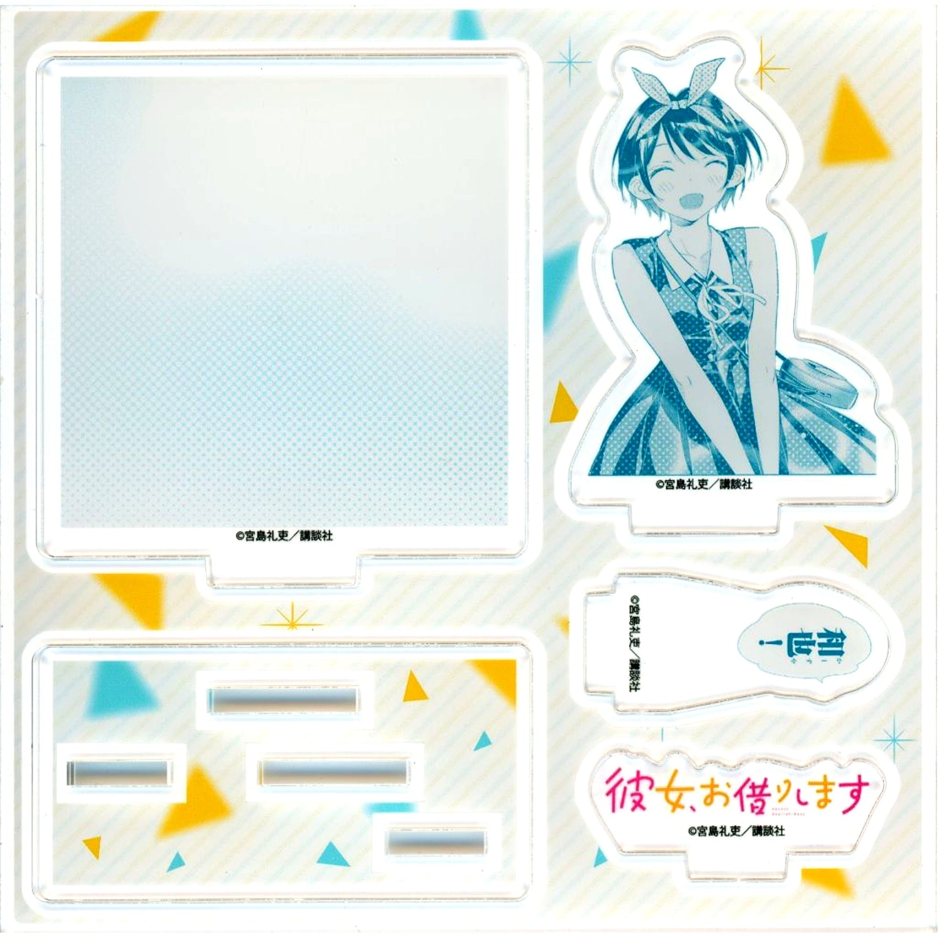 Ruka Sarashina Rent-A-Girlfriend Comics 22 Latest Vol. 28 Release TV Anime Season 2 Drama Hit Commemoration TSUTAYA Limited Paid Bonus Acrylic Figure Plate [USED]