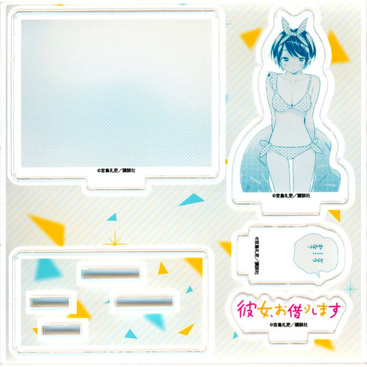 Ruka Sarashina Rent-A-Girlfriend Comics 27 Latest Vol. 28 Release TV Anime Season 2 Drama Hit Commemoration TSUTAYA Limited Paid Bonus Acrylic Figure Plate [USED]