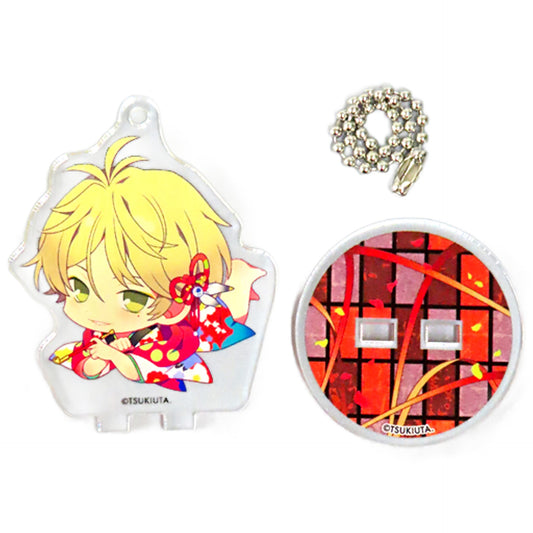 Yayoi Haru Tsukiuta. 10th Anniversary Project Random Acrylic Stand Keychain Duet Cd Ver. animatecafe Tsukiuta. 10th Anniversary Cafe 2023 in July Limited [USED]