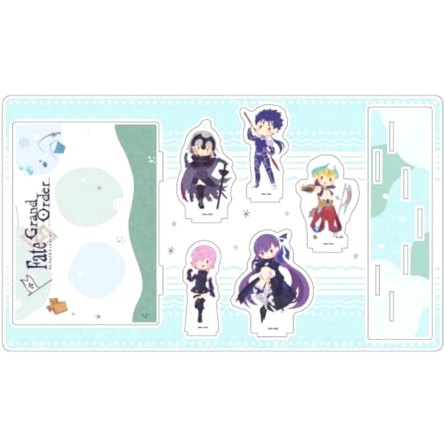 Fate/Grand Order Group Nordic Illustration Premium Acrylic Diorama Plate No.01 [USED]