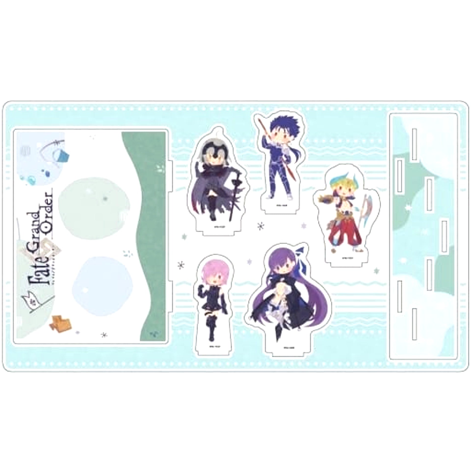 Fate/Grand Order Group Nordic Illustration Premium Acrylic Diorama Plate No.01 [USED]
