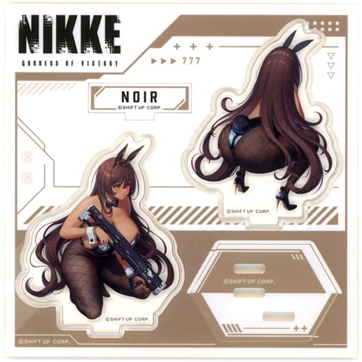 Goddess of Victory: Nikke Noir Back View Acrylic Stand Acrylic Stands [USED]