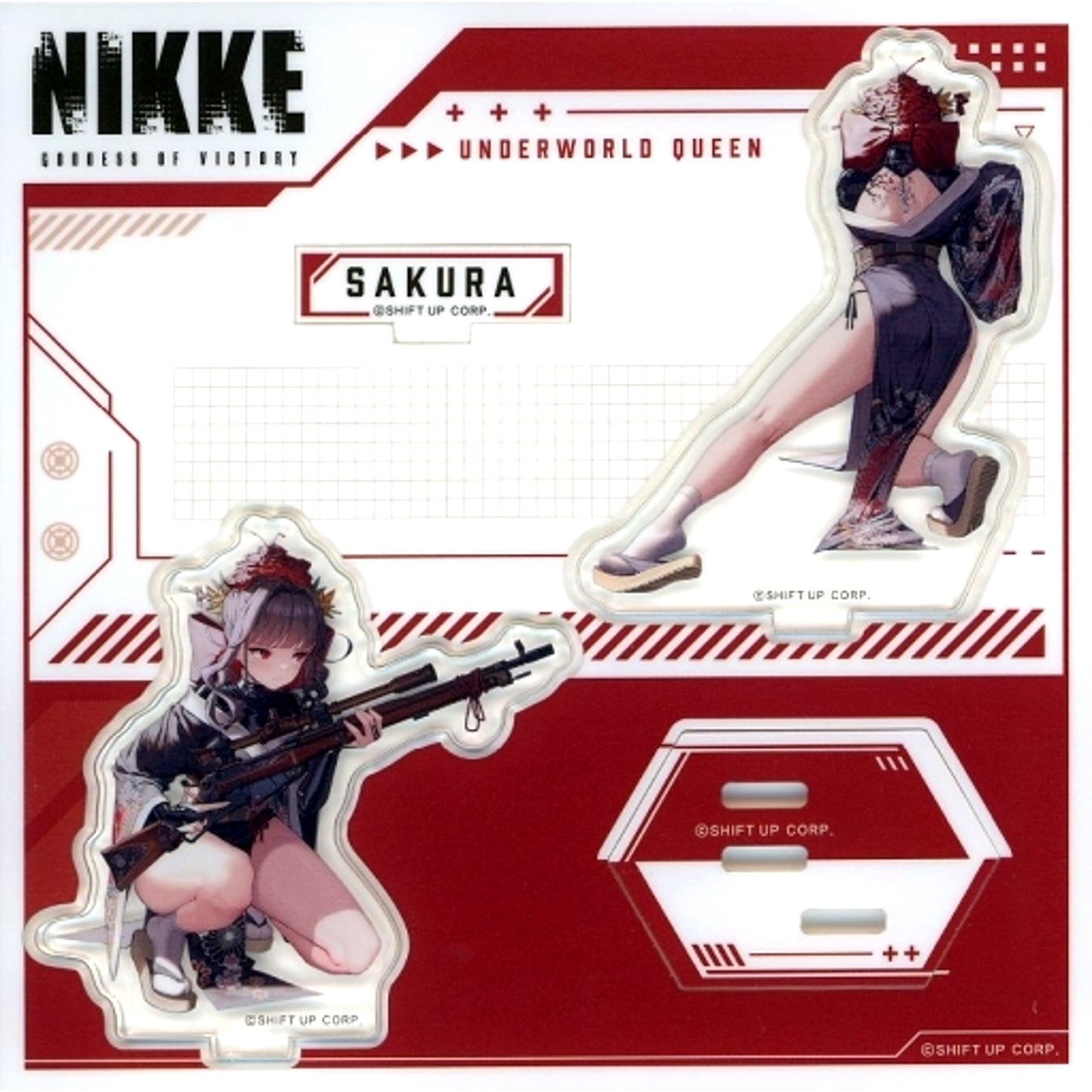 Sakura Goddess of Victory: Nikke Showing Back Acrylic Stand [USED]