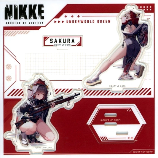 Sakura Goddess of Victory: Nikke Showing Back Acrylic Stand [USED]