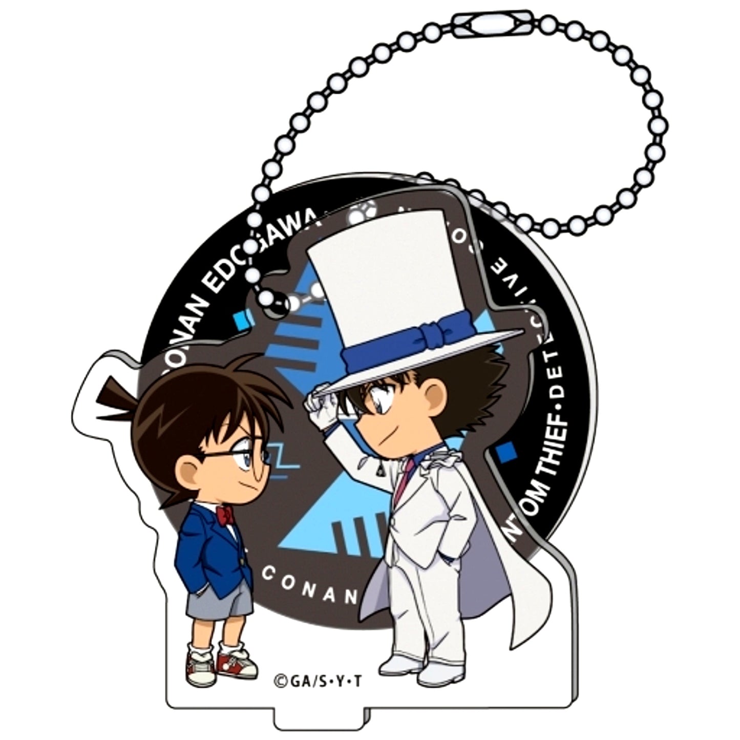 Conan Edogawa & Kaito Kid Detective Conan Acrylic Keychain Collection with Stand [USED]