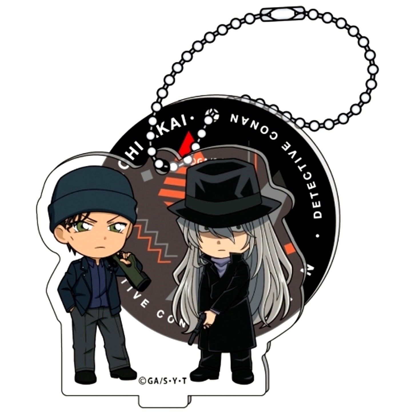 Shuichi Akai Gin Detective Conan Acrylic Keychain Collection with Stand [USED]