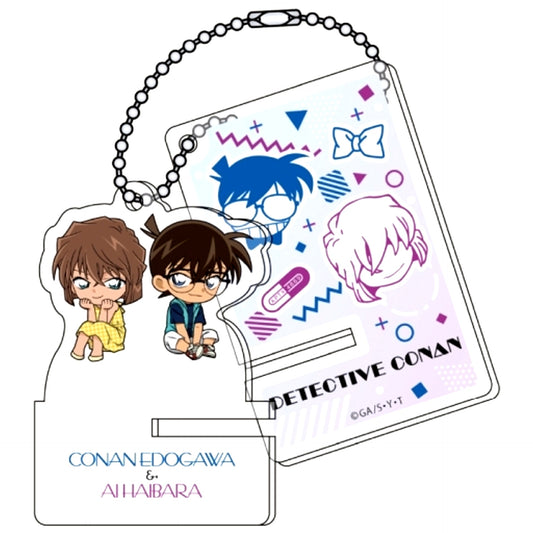 Conan Edogawa & Ai Haibara Detective Conan Mini Smartphone Stand Keychain Collection [USED]