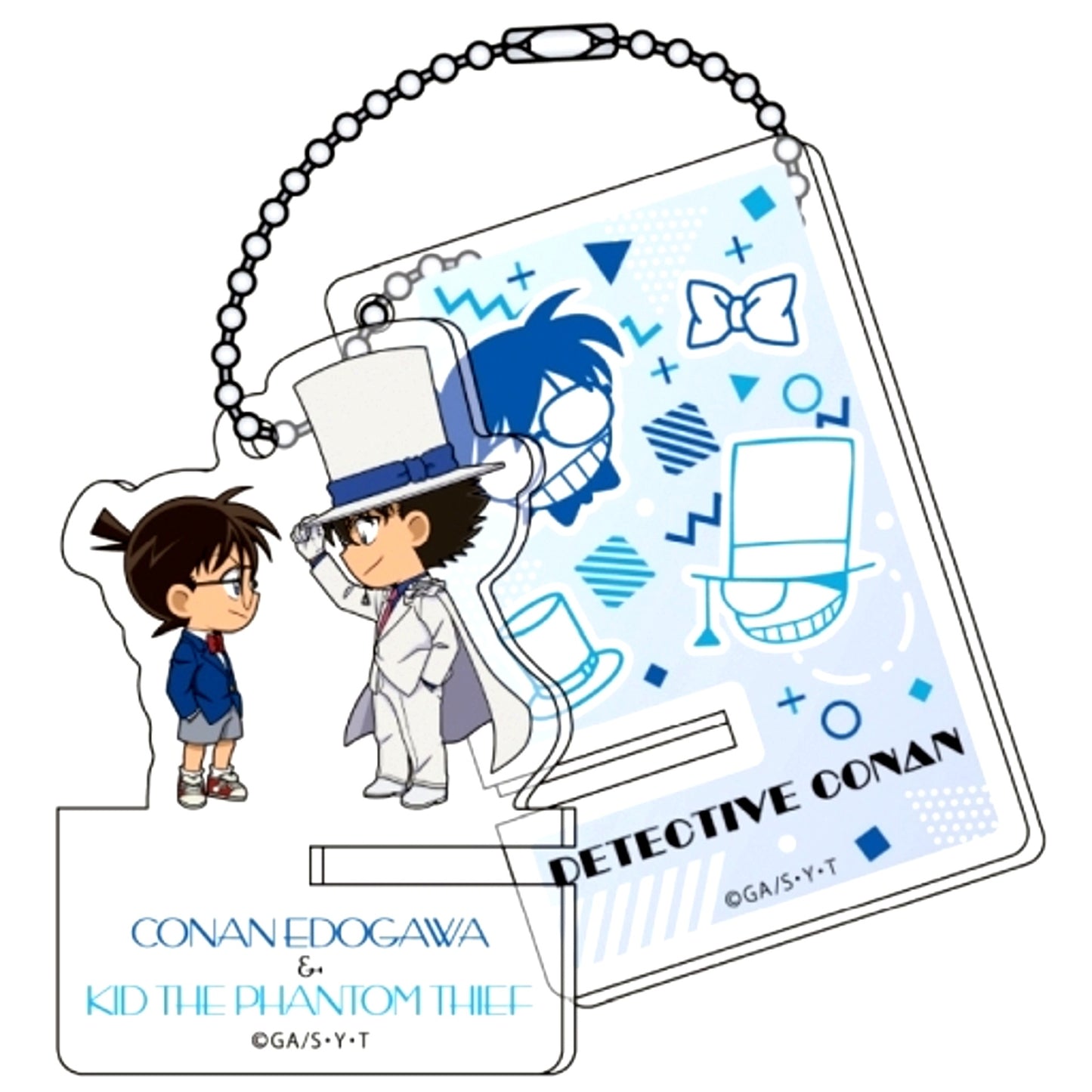 Conan Edogawa & Kaito Kid Detective Conan Mini Smartphone Stand Keychain Collection [USED]