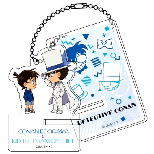 Conan Edogawa & Kaito Kid Detective Conan Mini Smartphone Stand Keychain Collection [USED]
