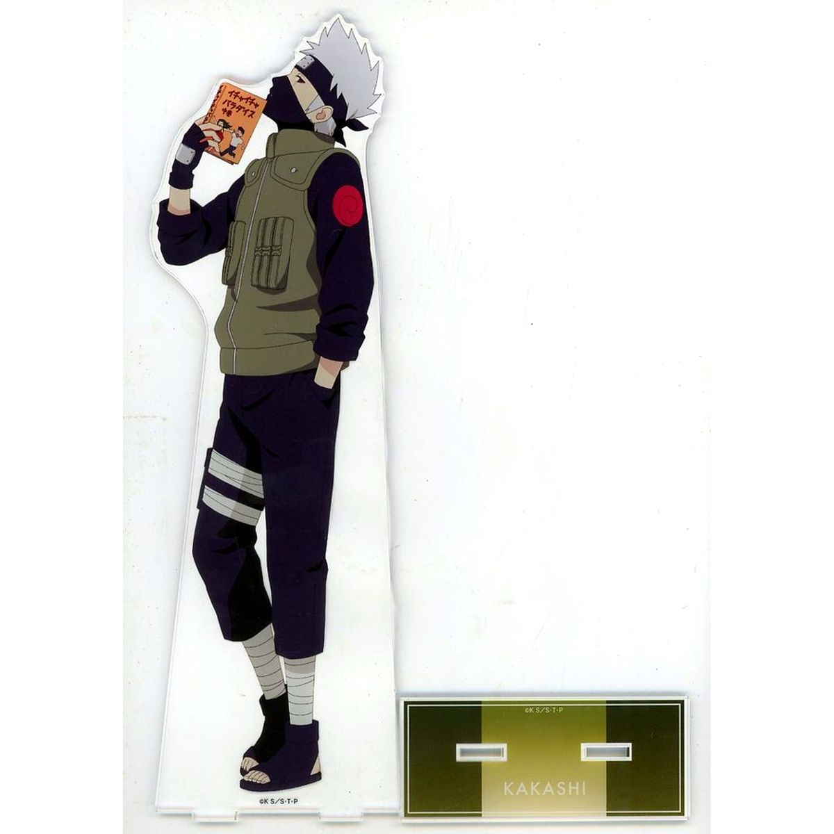 Kakashi Hatake Naruto: Shippuden Jumbo Acrylic Stand Past and Present Ver. Illustration 20th Anniversary POP UP STORE in LOFT [USED]