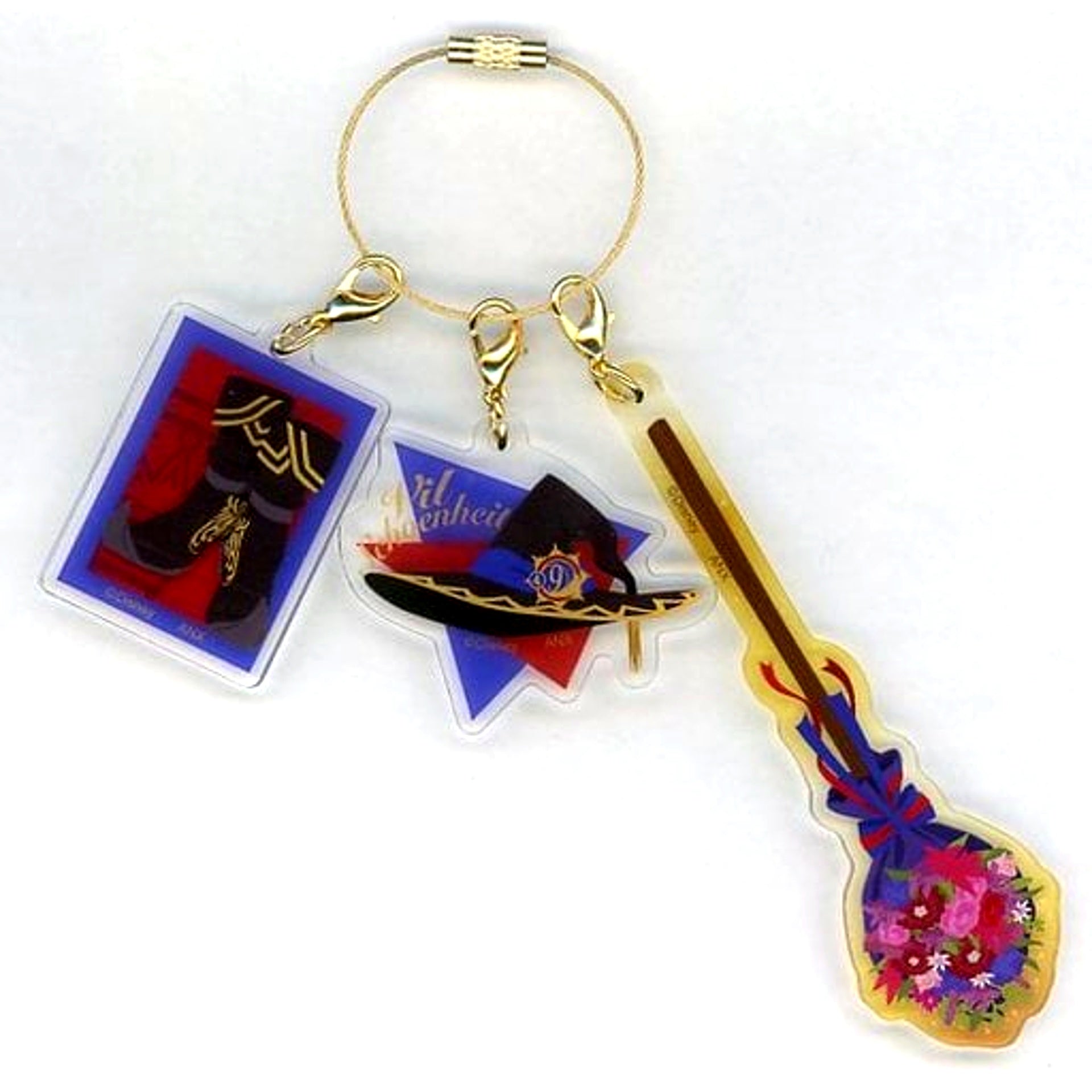 Vil Schoenheit Bloom Birthday Broom Wire Acrylic Charm Disney Twisted-Wonderland Vil Birthday Commemoration Goods [USED]