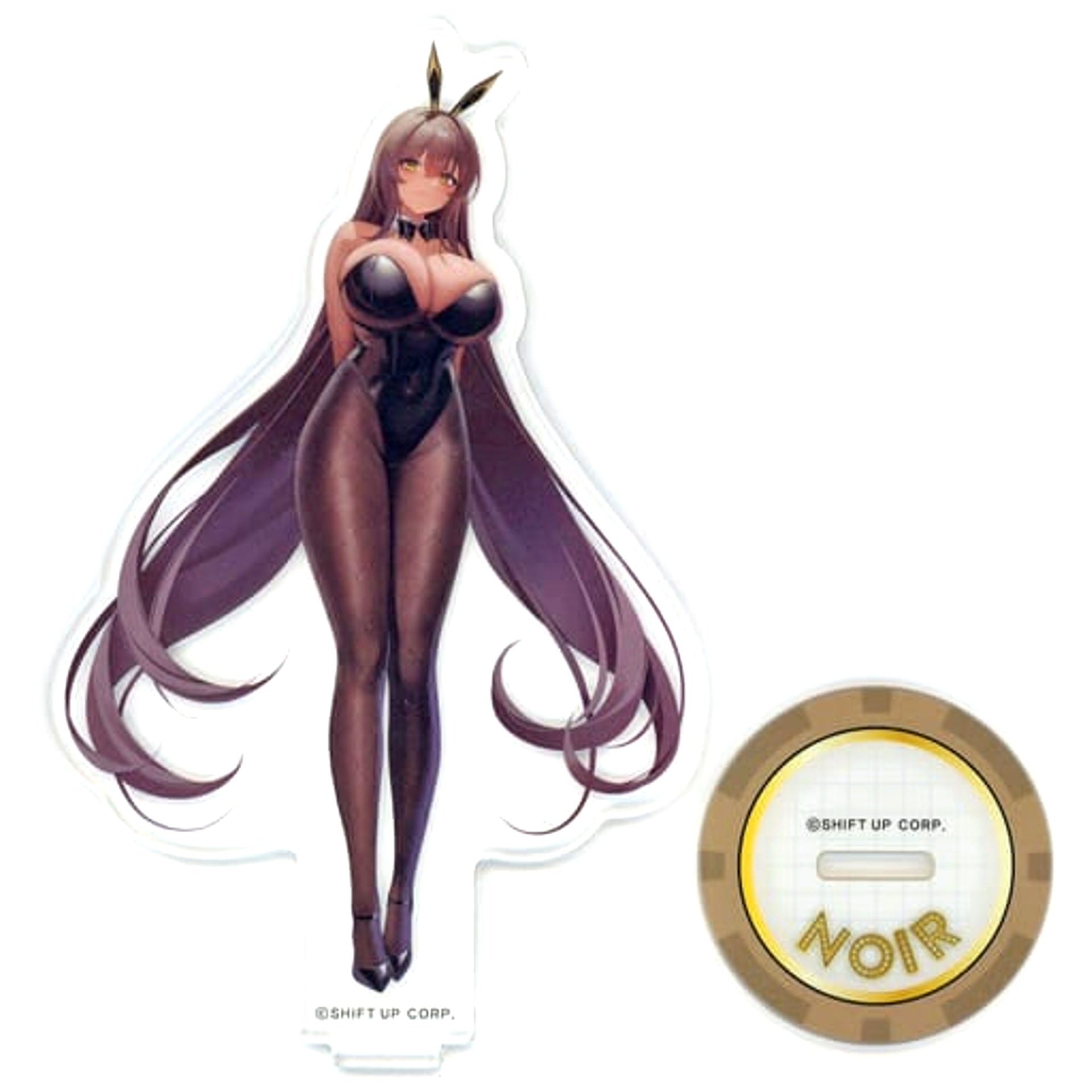 Noir GODDESS OF VICTORY: NIKKE Newly Drawn Acrylic Stand [USED]