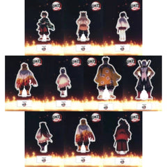 Demon Slayer: Kimetsu no Yaiba Swordsmith Village Arc Tanjiro Kamado & Others All 10 Types Set Everyone's Feelings in That Sword Random Acrylic Stand A C102 Limited Acrylic Stands [USED]