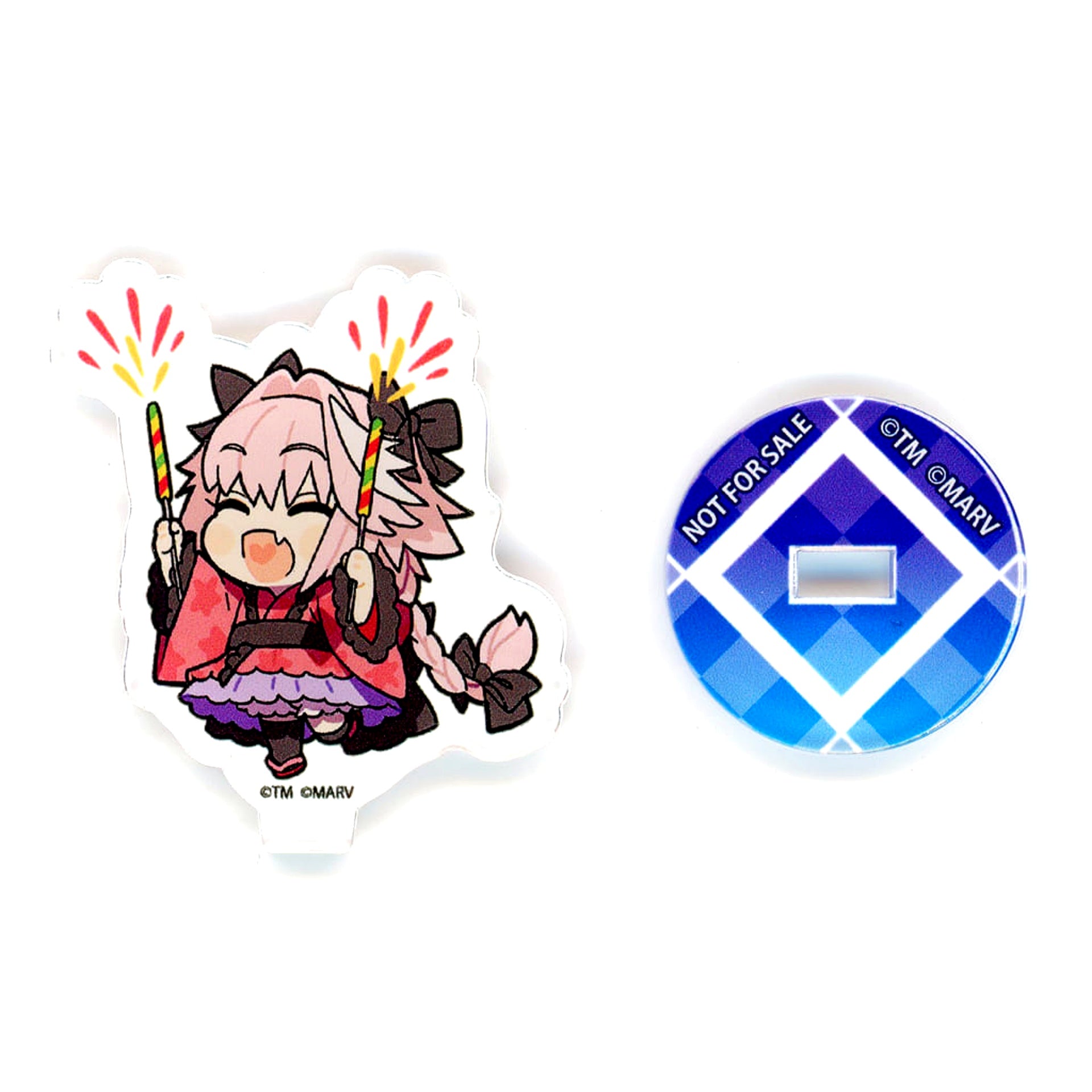 Rider Astolfo Fate/EXTELLA LINK Chibi Acrylic Figure Tree Village Limited Week 1 Eligible Purchase Bonus [USED]