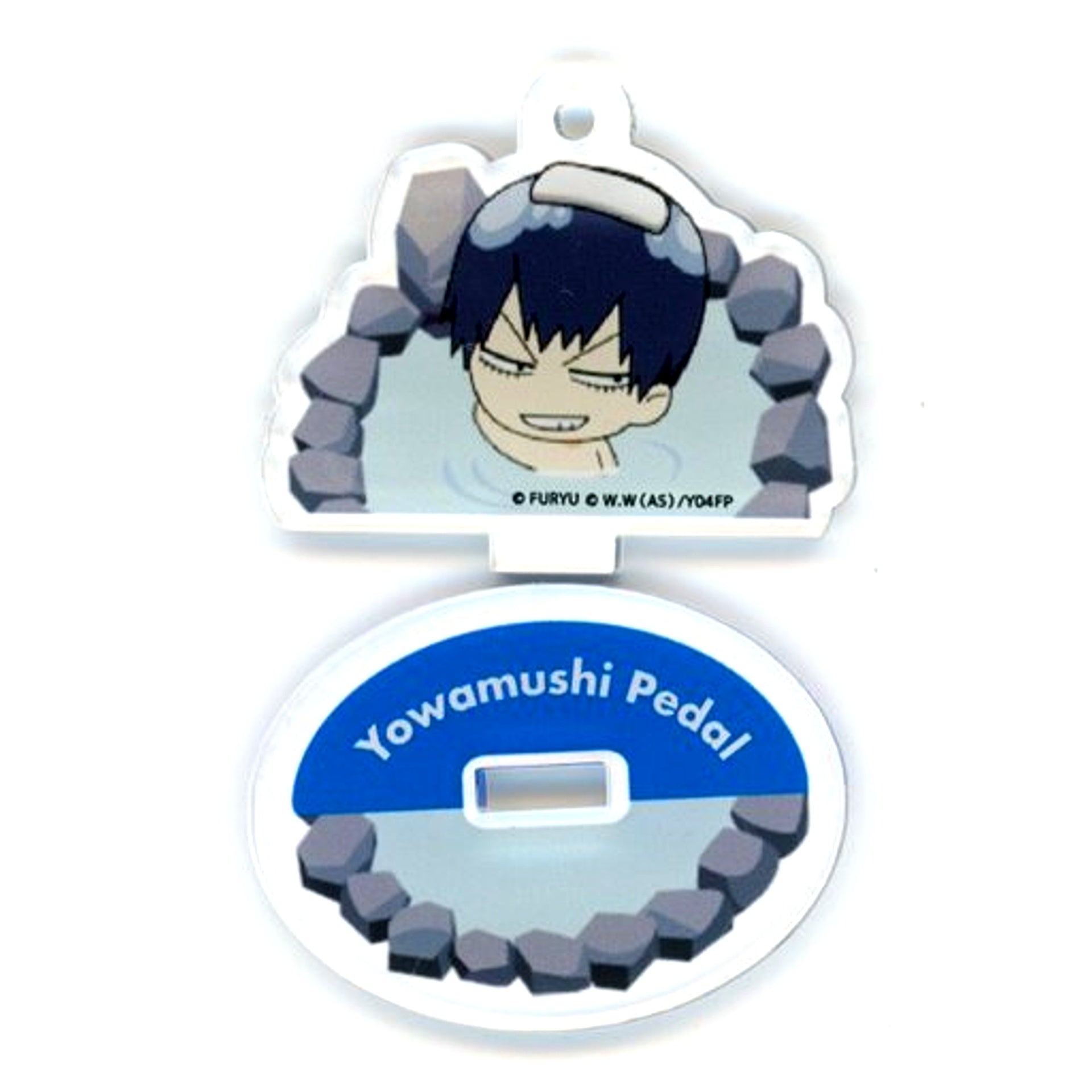 Yasutomo Arakita Bath Ver. Mini Acrylic Stand Yowamushi Pedal Connect Road x THE Chara SHOP [USED]