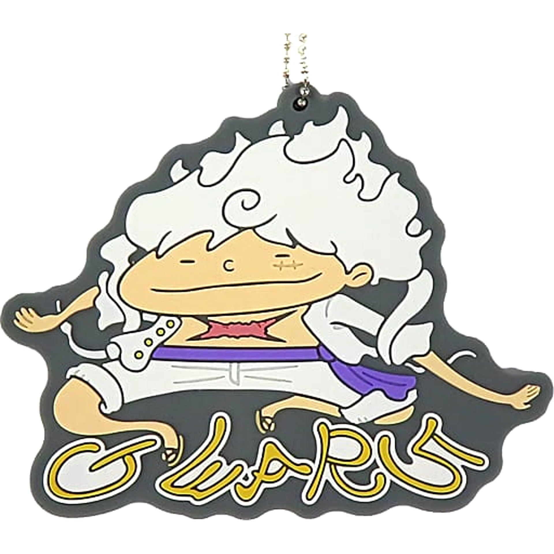 One Piece Monkey D. Luffy Gear 5 Gray Ichiban Kuji Beyond The Level Rubber Mascot Collection Prize H [USED]