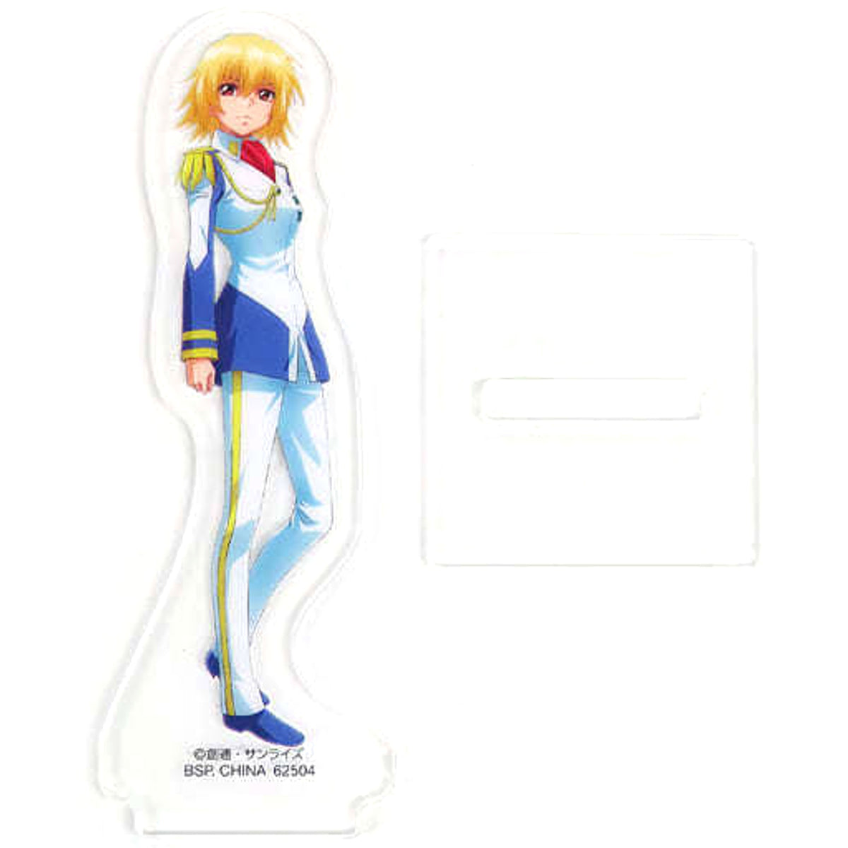 Mobile Suit Gundam SEED Cagalli Yula Athha Military Uniform Ichiban Kuji Acrylic Stand Prize G Acrylic Stands [USED]