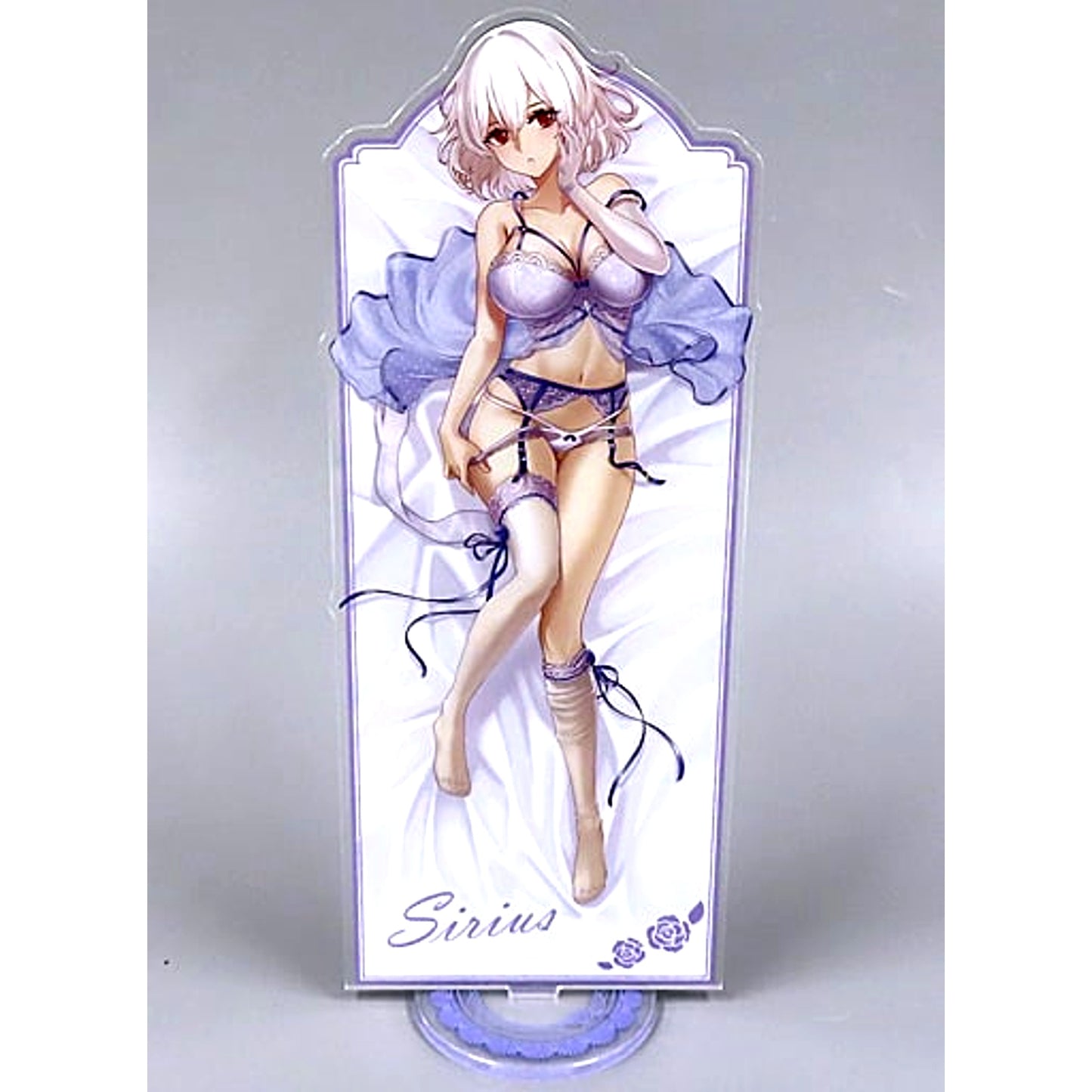 Sirius D Prize BIG Acrylic Stand MAGIC Kuji Azur Lane Sweet Night Good Night Commander [USED]