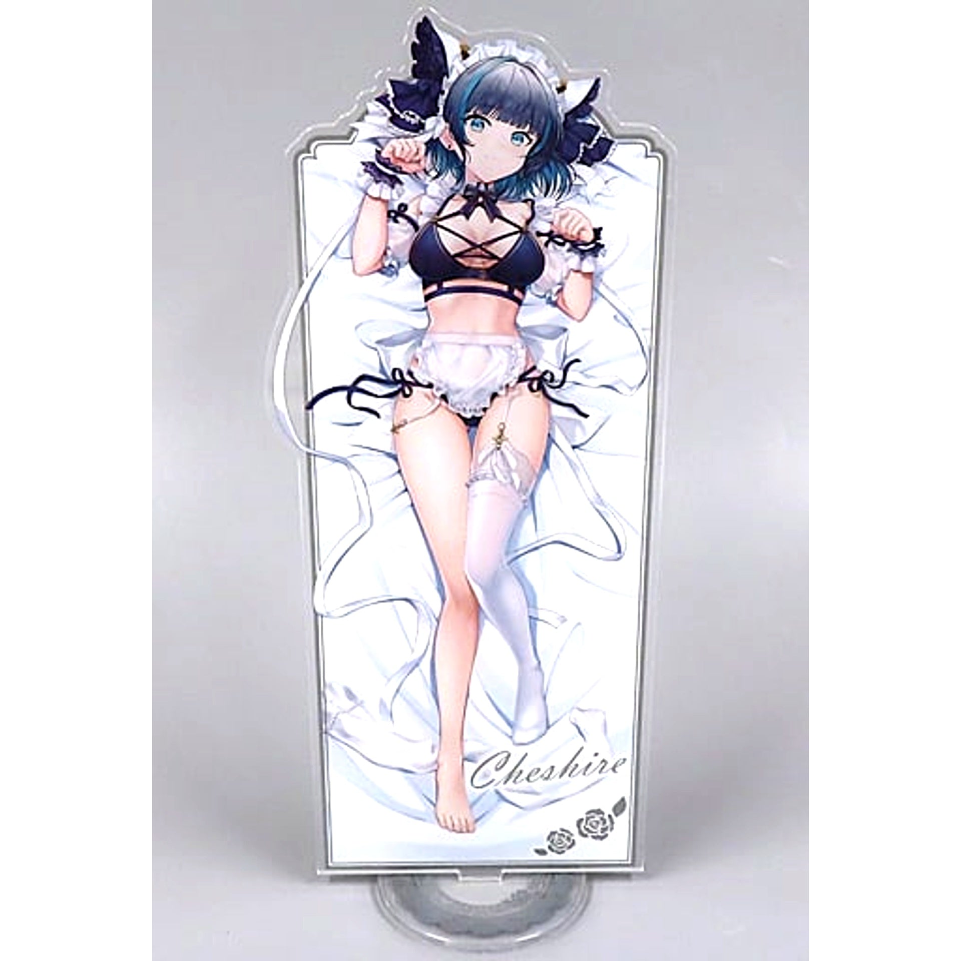 Cheshire D Prize BIG Acrylic Stand MAGIC Kuji Azur Lane Sweet Night Good Night Commander [USED]