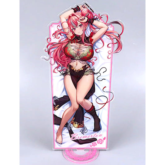 Bremerton D Prize BIG Acrylic Stand MAGIC Kuji Azur Lane Sweet Night Good Night Commander [USED]