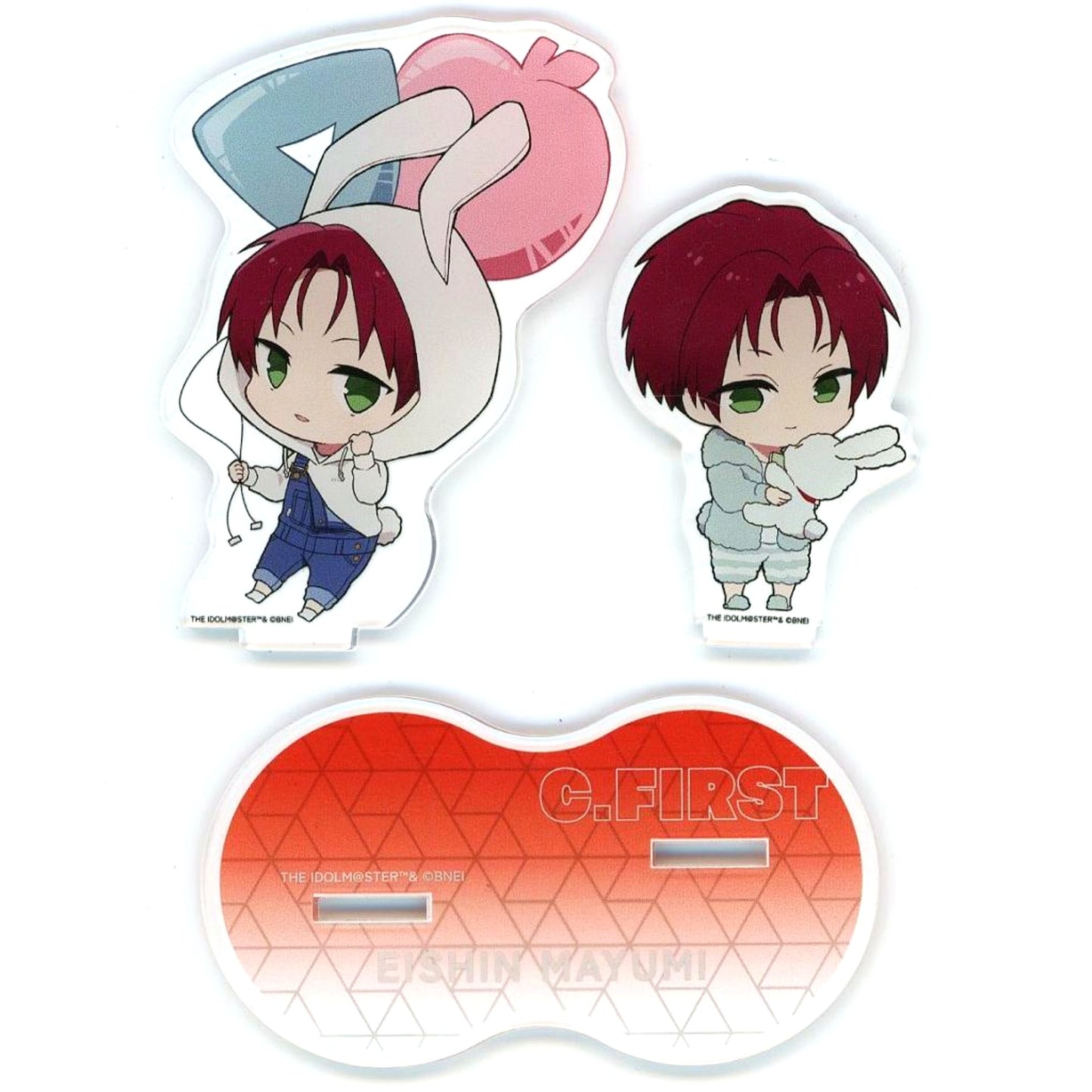 Eishin Mayumi THE IDOLM@STER SideM Spring Rabbits Trading Pair Acrylic Stand B [USED]
