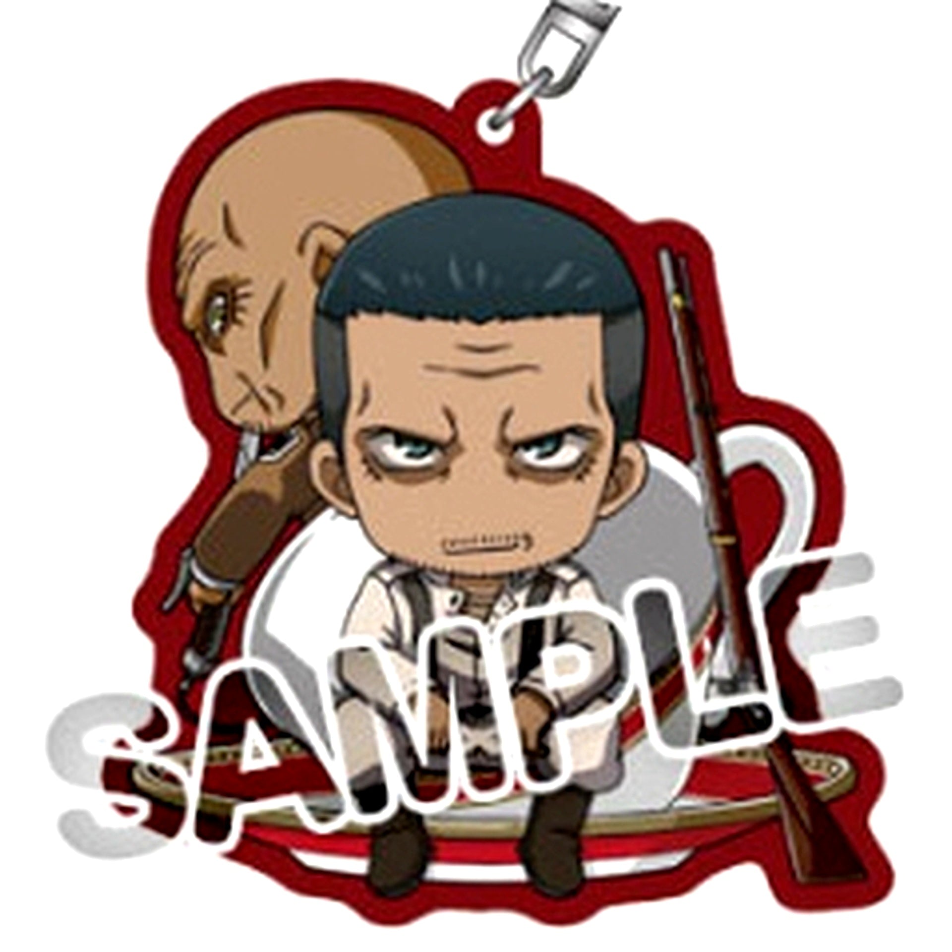 Theo Magath Keith Shadis Attack on Titan Trading Acrylic Keychain Cup In Series Vol.4 [USED]