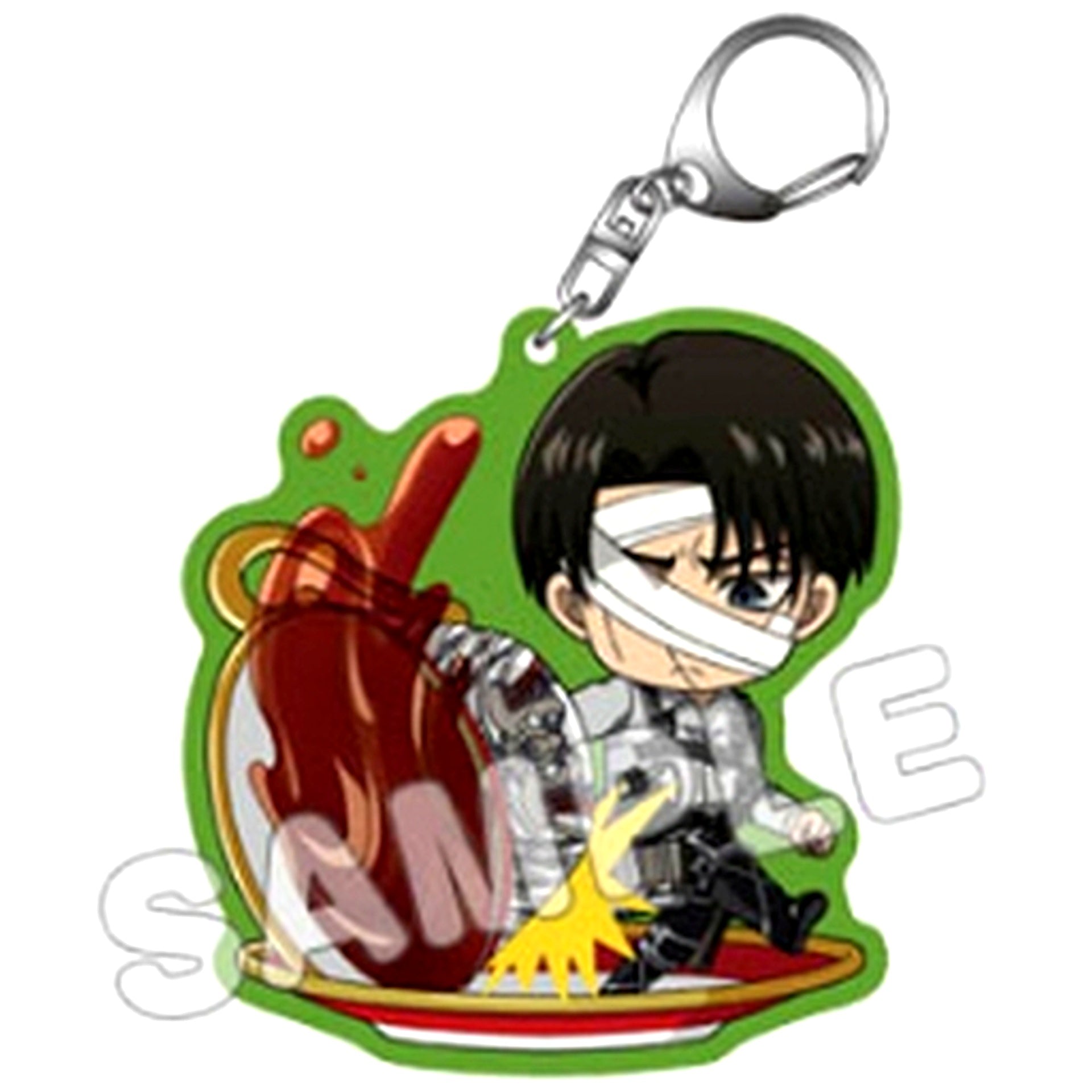 Levi Attack on Titan Trading Acrylic Keychain Cup In Series Vol.5 [USED]