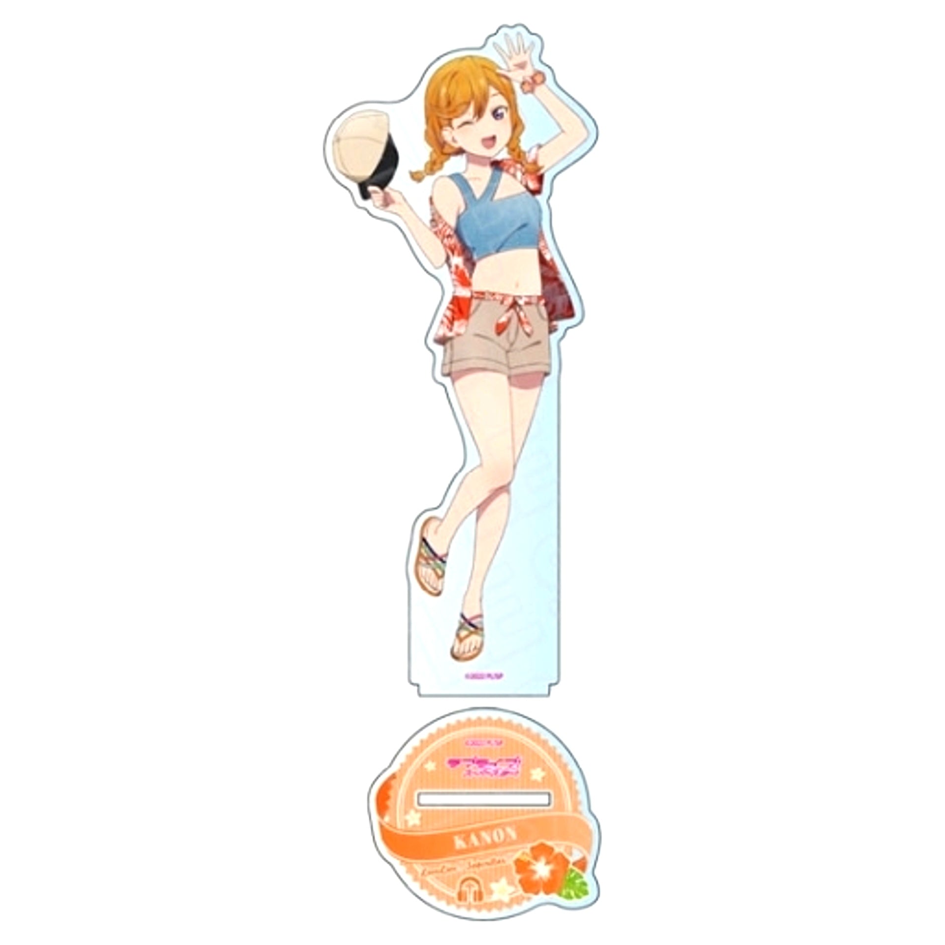 Kanon Shibuya Large Acrylic Stand Aloha Ver. Love Live! Superstar!! [USED]