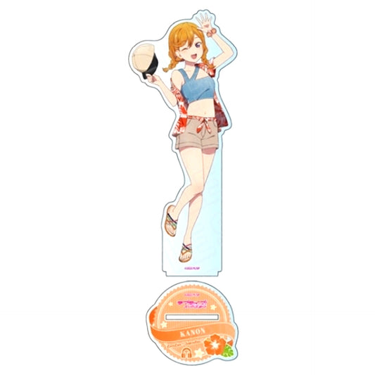 Kanon Shibuya Large Acrylic Stand Aloha Ver. Love Live! Superstar!! [USED]