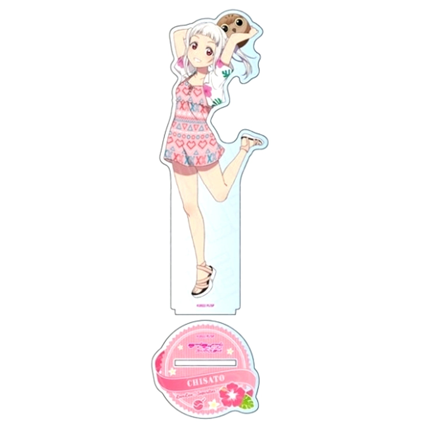 Chisato Arashi Aloha Ver. Big Acrylic Stand Love Live! Superstar!! [USED]