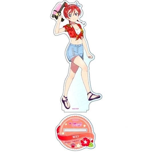 Mei Yoneme Large Acrylic Stand Aloha Ver. Love Live! Superstar!! [USED]