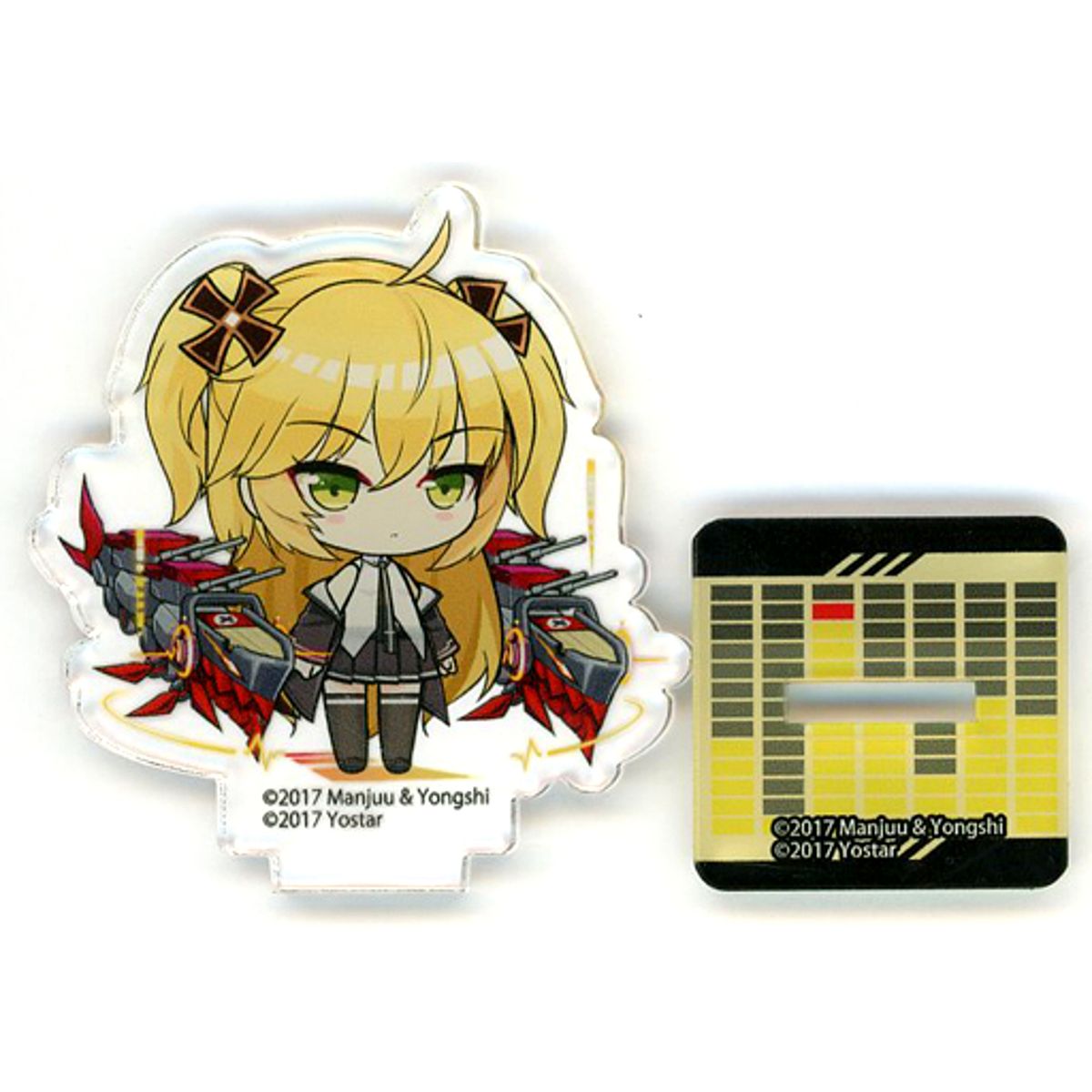 Admiral Hipper Mu Equipment Mini Acrylic Stand Azur Lane x Karaoke Manekineko [USED]