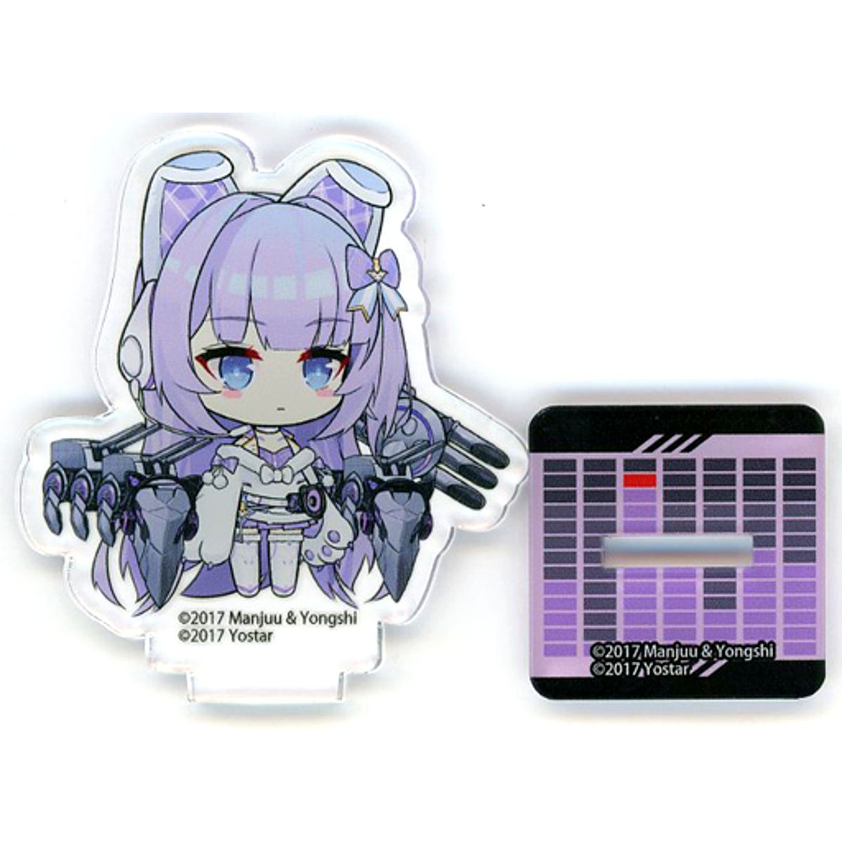 Tashkent Mu Equipment Mini Acrylic Stand Azur Lane x Karaoke Manekineko [USED]