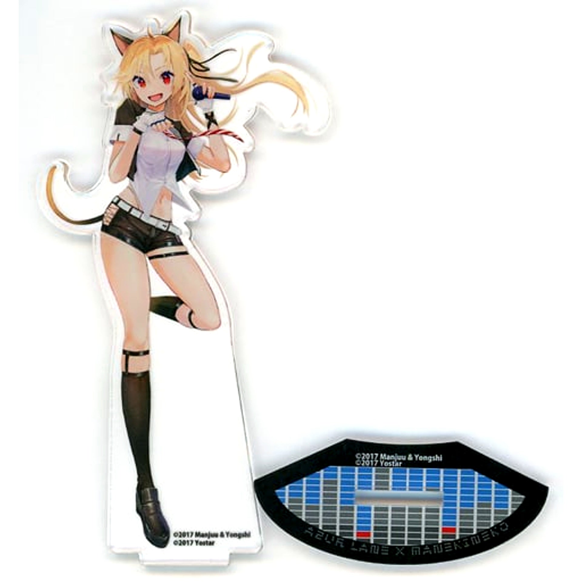 Cleveland Muse Illustration Acrylic Stand Azur Lane x Karaoke Manekineko [USED]