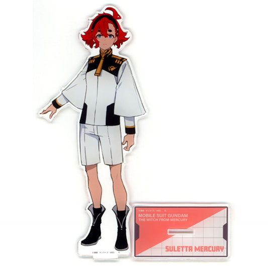 Suletta Mercury Mobile Suit Gundam The Witch from Mercury Mogumo Illustration Big Acrylic Stand [USED]