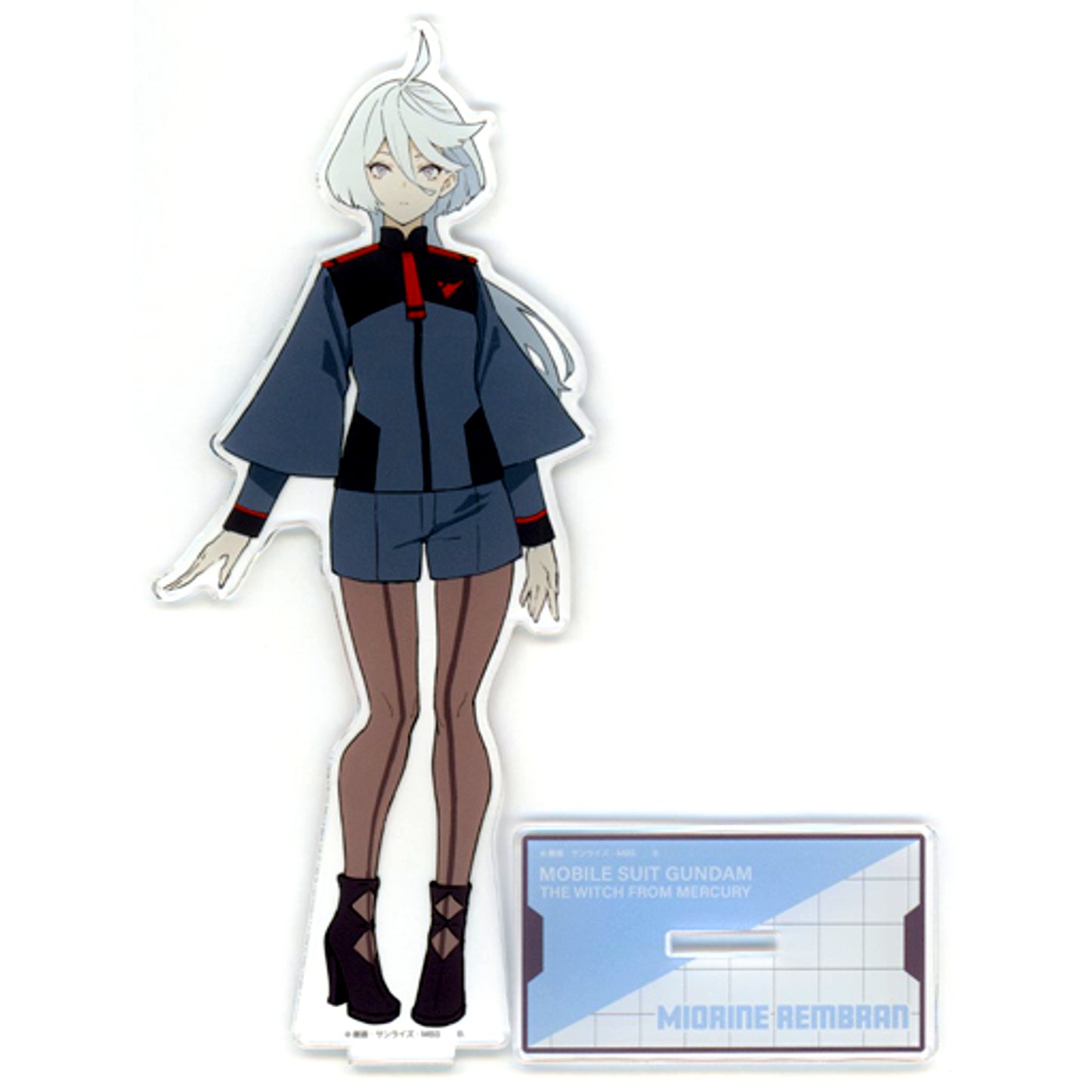 Miorine Rembran Mobile Suit Gundam The Witch from Mercury Mogumo Illustration Big Acrylic Stand [USED]