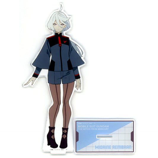 Miorine Rembran Mobile Suit Gundam The Witch from Mercury Mogumo Illustration Big Acrylic Stand [USED]